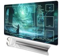 MTG Tapis de jeu Taille 61 x 35,6 cm Sacs de rangement avec dos antidérapant, idéal pour les amateurs de jeux de cartes, tapis de jeu TCG (The Final Spell-Deck)