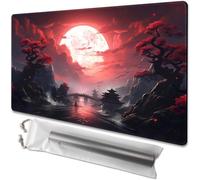 Mtg Tapis De Jeu Taille 61 X 35,6 Cm,Sacs De Rangement Gratuits Avec Dos Antidérapant,Idéal Pour Les Amateurs De Jeux De Cartes,Tapis De Jeu Tcg (Pas Avec Zone,Blood Moon Secrets)