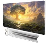 MTG Tapis de jeu Taille 61 x 35,6 cm, sacs de rangement gratuits avec dos antidérapant, idéal pour les amateurs de jeux de cartes, tapis de souris (Aube de l'espoir, pas avec zone)