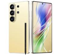 MTGud 4G Smartphone, 6.6" Écran HD, 4GB+32GB Extensible à 256GB, Caméra 13MP+21MP, Android 12, Déverrouillage Facial/WiFi/GPS/OTG USB/Stylet intégré (Golden)