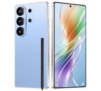 MTGud 4G Smartphone, 6.6" Écran HD, 4GB+32GB Extensible à 256GB, Caméra 13MP+21MP, Android 12, Déverrouillage Facial/WiFi/GPS/OTG USB/Stylet intégré (Blue)