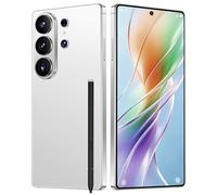 MTGud 4G Smartphone, 6.6" Écran HD, 4GB+32GB Extensible à 256GB, Caméra 13MP+21MP, Android 12, Déverrouillage Facial/WiFi/GPS/OTG USB/Stylet intégré (Silver)