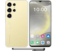 MTGud M24Ultra 4G téléphones Portables débloqués, Écran 6.3" Smartphones Pas Cher Android 12, 3Go+32Go/SD-256Go, Batterie 4500mAh,16MP+13MP/Double SIM/Face ID/GPS/WiFi (Gold)