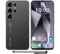 MTGud M24Ultra 4G téléphones Portables débloqués, Écran 6.3" Smartphones Pas Cher Android 12, 3Go+32Go/SD-256Go, Batterie 4500mAh,16MP+13MP/Double SIM/Face ID/GPS/WiFi (Black)