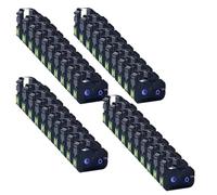 MTGUIWF 5 10 20 30 40PCS Imprimante LB-200BK MK-RS100B PT-200BK Compatible avec MK2600 MK2500 MK2100 MK2000 MK1500 MK1100 M-11C et modèles similaires(LB-200BK 40PCS)