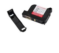 MTGUIWF Cartouche d'encre Couleur à séchage Rapide, solvant écologique, 12.7MM, Compatible avec Les imprimantes à Jet d'encre Portables Non cryptées(1 Red Cartridge)