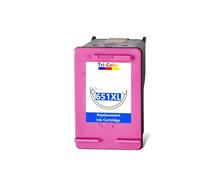 MTGUIWF Cartouche d'encre de Remplacement Compatible avec Deskjet Ink Advantage 5575 5645 OfficeJet 202 202c 252 252c, Compatible avec 651XL HP651(Color)