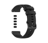 MTHGH Bracelet pour Garmin Forerunner 165/245/55 Smartwatch + bouchons anti-poussière 5 pièces, Band en silicone pour Garmin Active 5/Approach S50/S40/vivoactive 3/Venu/Venu 2 Plus