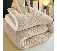 MTHGH Couette Polaire Double Face Épaisse Et Chaude, Couette en Tissu De Velours d'agneau, Couette Chaude en Cachemire, Couette Épaisse À Noyau De Couette d'hiver en Cachemire(01,180 * 220cm/3kg)