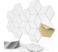 MTHGH Panneau Acoustique 12 Pièces Autocollants,Panneaux Muraux 3D,Panneau Mural Decoratif Adhesif,Wall Panel,Stickers Muraux en Feutre,30x26cm(*1)