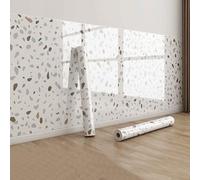 MTHGH Panneau Tete De Lit À Coller Mural Decoratif Panneaux 2.5mm d'épaisseur Muraux Rembourrés Auto-Adhésifs Enfants 3D Panneau Rembourré Coussin Mural(*9,60cm*10m)