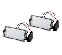 Mthxzy 2 pièces feux de plaque d'immatriculation voiture sans erreur, for Seat, Ibiza 6L Ab Arosa Altea Cordoba MK1 MK2 Leon 1M Too 5P 2004-2009 Unité d'éclairage de plaque d'immatriculation de v