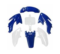 Mthxzy Carénage de garde-boue ABS bleu avec boulons, CRF50 XR50 110cc 125cc SSR Atomik Dirt Bike Couvercle de garde-boue arrière de moto