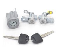 Mthxzy Jeu de clés cylindre serrure porte gauche droite, interrupteur d'allumage, for Isuzu, HOLDEN 2002-2010 Moteur d'actionneur de serrure de porte de voiture(Lock Set)