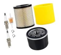 Mthxzy Kit d'entretien de tondeuse à gazon, pour les modèles D140 E100 | comprenant une étincelle de carburant, d'huile et de Clips, Pack d'entretien de moteur facile à installer