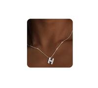 MTINEAPS Colliers avec initiale dorée pour femmes, adolescentes, cadeaux tendance avec pendentif en forme de lettre bulle, bijoux en or, cadeaux d'anniversaire pour femmes, adolescentes, sœurs, Large