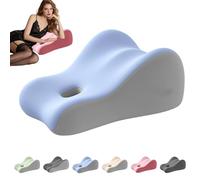 Mtjbfv Butt Cushion for Couples,Pillowcase Wedge Pillow Memory Foam,Provides Intimate Support,Fast Rebound After Impact,Suitable for Home Use,Neck Waist Relief Ideal for Sitting and Lying-D