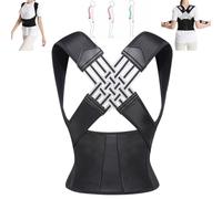 Mtjbfv Ceinture dorsale bruvella,Adjustable Back Posture Belt Office Home Gym Unisex,Ceinture de posture réglable,redresseur du dos,correcteur de posture pour scoliose,soutien lombaire pour femmes