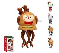 Mtjbfv Magical Mini Dancing Ghost for Christmas,Wind Up Funny Toys,Creative Twisting Clockwork Slide, Dance and Swinging 3D Clockwork Toy, Ideal for Birthday Gifts-B