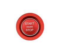 MTJBYDJH pour Jaguar XJL E-Pace 2018 2019 F-Type, Voiture Aluminium Démarrage Moteur Arrêt Bouton-Poussoir Couvercle Garniture Bague 3D Autocollant Autocollants Accessoires