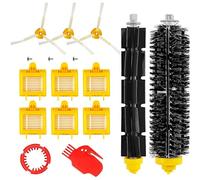 MTKD® Kit de 13 Secours pour Roomba série 700 (700, 760, 770, 780 790) - Kit Accessoires (Brosses Latérale, filtres, Brosse de Cerda et etc..) pour aspirateur Robot.