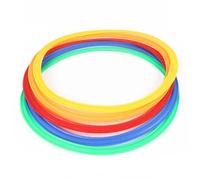 MTKSFDC Cercles d'agilité Lot de 10 Anneaux de Jeu for l'enseignement du Sport et l'intégration(28cm 10pcs)