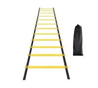 MTKSFDC echelle de Rythme Échelle de Saut à Sangle en Nylon réglable | Outil d'entraînement d'échauffement de Coordination corporelle de Fitness de vitesse de Football de sport
