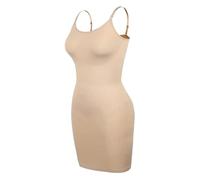 MTKSFDC Fond De Robe Invisible Robes gainantes for Femmes, Gaine Amincissante, Gaine Amincissante, rehausseur de Fesses, Body, Caraco, sous-vêtements féminins(Nude,XX-Large)