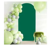 MTKSFDC Housse Arche Arrière-Plan en Arc Rose sur 2 côtés, Couleur Unie, Haut Rond, for Anniversaire, Mariage, événements, fête, décor de Fond for Photo(27,4.6x7.2ft(140x220cm))