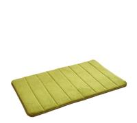 MTKSFDC Tapis De Bain Absorbant Tapis sans Glissement de Salle de Bain en Relief de Salle de Bain Coral Coral(Striped Green,40x60cm)