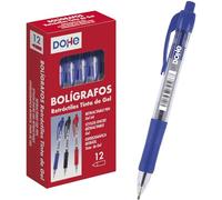 MTL 79596 - Boîte de stylos à bille, encre gel rétractable 0.7 mm, LOT de 12