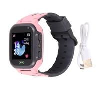 Mtlavishish Kids Smartwatch Color Touch Screen Smart Watch pour enfants avec 2G GSM Appel téléphonique LBS Positionnement SOS Jeux de fonction et mode salle de classe Idéal pour le quotidien (Rose)