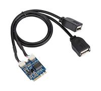 Mtlavishishness USB reriva Carte pour. 2 NGFF: Le Port de clé E USB 2. 0 Adaptateur de l'interface de la Carte d'extension