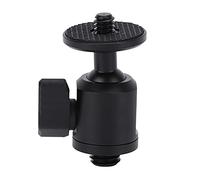 Mtlavishness 1/4in Ball Head Mount à 360 degrés Rotation 3/8 Pouces Vis Mini Adaptateur de Chaussures Hot Ideal pour l'appareil Photo Trépied du téléphone Portable Fénétrange de