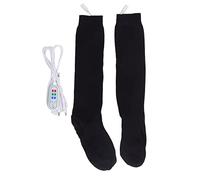 Mtlavishness 1 Ensemble de Chaussettes chauffantes en Coton d'hiver Chaussettes chauffantes électriques Rechargeables avec contrôle Intelligent de la température à 3 Vitesses pour