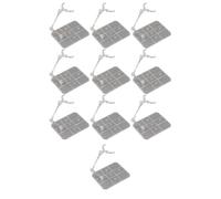 Mtlavishness 10 Ensembles de Supports de Figurines d'action, présentoir de Figurines d'anime en Acrylique Transparent, Base de Support pour collectionneurs, Parfait pour présenter