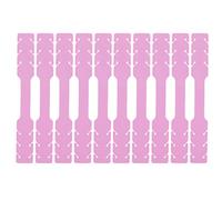 Mtlavishness 10 PCS Fiches d'oreille en silicone Conception à trois sections réglables pour le soulagement de la pression de l'oreille compact léger confortable pour porter (Rose)