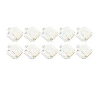 Mtlavishness 10 pièces Cob panneau lumineux émetteur composants diode super lumineux 10 W RVB bricolage éclairage lampe perles pour scène plante et utilisation décorative