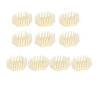 Mtlavishness 10 pièces Outil d'apiculteur de Cage de Reine de Forme hexagonale équipement d'apiculture Accessoires d'apiculture Outils d'apiculteur de Cage d'abeille avec