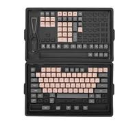 Mtlavishness 130pcs Couleur givrée Couleur de Couleur PBT PBT Transmission mécanique Keycaps Keycaps Excellente durabilité et dactylographie DIY Votre Clavier mécanique Universel