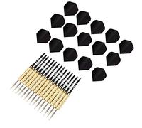Mtlavishness 15 pièces Kit de fléchettes Professionnel en Alliage d'aluminium, fléchettes dures Anti-Chute entièrement en métal avec Un Design Unique et élégant pour Les Jeux