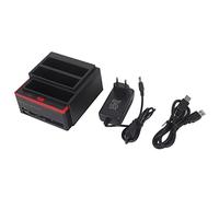 Mtlavishness 2,5 Pouces et 3,5 Pouces à Double Baie USB3.0 SATA d'accueil SATA IDE HDD avec Fonction de Clone Hors Ligne pour Une Gestion Facile des données et Un Transfert adapté
