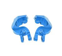 Mtlavishness 2 pièces 1:10 pièces de Mise à Niveau en métal de coupelle de Direction en Alliage d'aluminium pour Senton Typhon Granite Big Rock usiné CNC Accessoires de (Bleue)