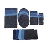 Mtlavishness 25Pcs Tissu Patches Haute Qualité À La Mode Et pour Bricolage Vêtements Réparation Et Décoration sur Chemises Blouses Pantalons Jupes Sacs Rideaux Draps De Lit Nappe