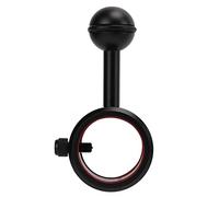 Mtlavishness 28 34mm Diving Flashlight Ball Arm Anodized Hard Coating Durable Lightweight Adjustable Bracket for Underwater Diving This Diving Flashlight Ball Arm Bracket is Made