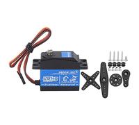 Mtlavishness 28 kg RC étanche moteur sans balais servomoteur de remplacement à couple élevé avec engrenages en acier inoxydable pour voitures RC 1/8 1/10, véhicules d'escalade,