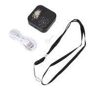 Mtlavishness 2G Flip Tiny Cell Phone for Seniors Dual Nano SIM FM Radio Media Player LED Flashlight HD Caméra Arrière Flip Slim Mobile Phone with Lanyard (Black)