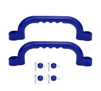 Mtlavishness 2PCS Poignées de Jouets pour Enfants Poignée de Maintien sûre pour Aire de Jeux en Plastique réutilisable pour équipement de Divertissement d'escalade en Plein air (Bleue)