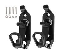Mtlavishness 2pcs Support de Pelle à Toit en Service Lourd avec 62 LB Capacité de Chargement en métal Kit de Porte-Pince en Caoutchouc pour camions Bateau et véhicules Hors Route (Noir)