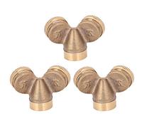 Mtlavishness 3 pièces G1 2 DN15 arroseurs d'irrigation de Jardin buse de pulvérisation de brumisation en cuivre Outils d'arrosage